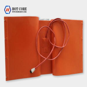 Flexible silicone heater